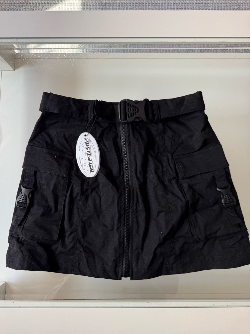NWT Dolls kill- poster girl mini cargo skirt